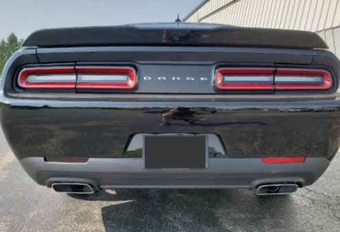 Custom Rear Reflector Decal Overlays 2015-up Dodge Challenger - Click Image to Close